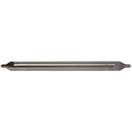 Hertel 300-006004 Combo Drill & Countersink #4, 5/16" Body Dia, 82°, Solid Carbide
