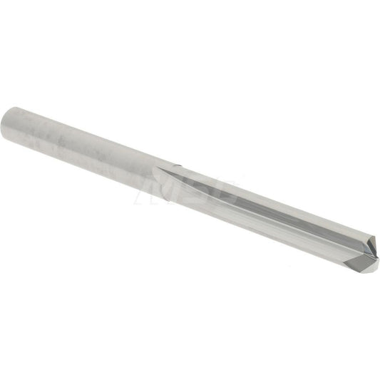 Hertel 83246504 Straight-Flute Drill Bit #17, 140 deg Point, Solid Carbide