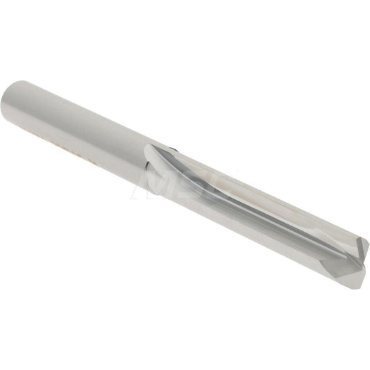 Hertel 83246645 Straight-Flute Drill Bit #3, 140 deg Point, Solid Carbide