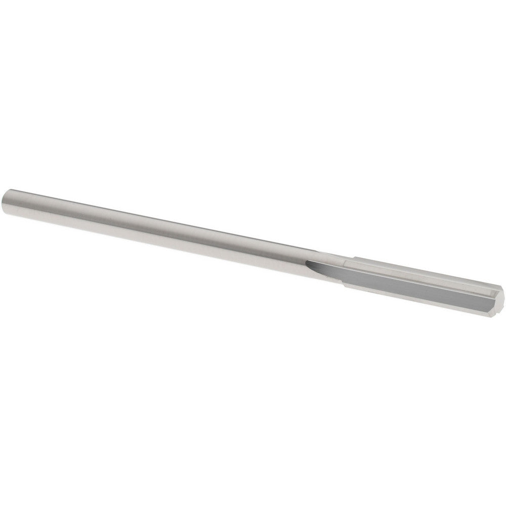 Hertel 83246686 Chucking Reamer 0.1247" Dia, 2-1/4" OAL, 5/8" Flute Length, Straight Flute, Straight-Cylindrical Shank, Solid Carbide