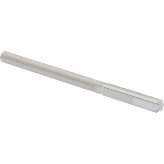 Hertel 83246710 Chucking Reamer 0.1865" Dia, 2-3/4" OAL, 7/8" Flute Length, Straight Flute, Straight-Cylindrical Shank, Solid Carbide