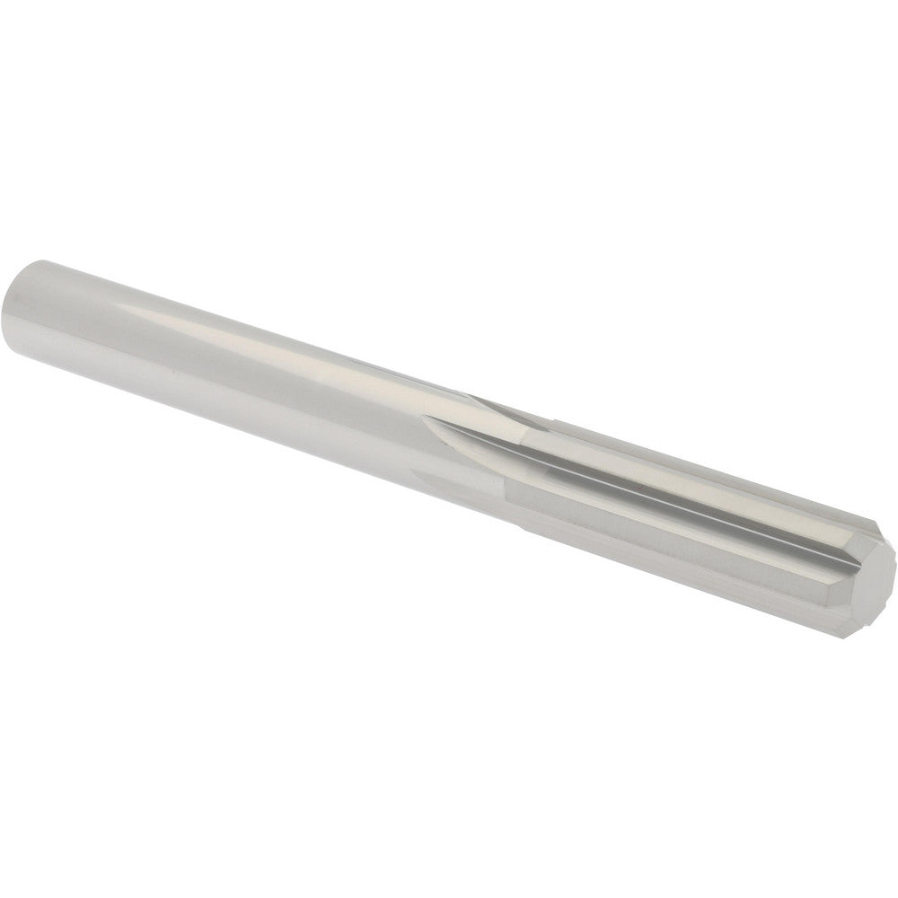 Hertel 83246793 Chucking Reamer 0.3745" Dia, 3-1/2" OAL, 1-1/4" Flute Length, Straight Flute, Straight-Cylindrical Shank, Solid Carbide