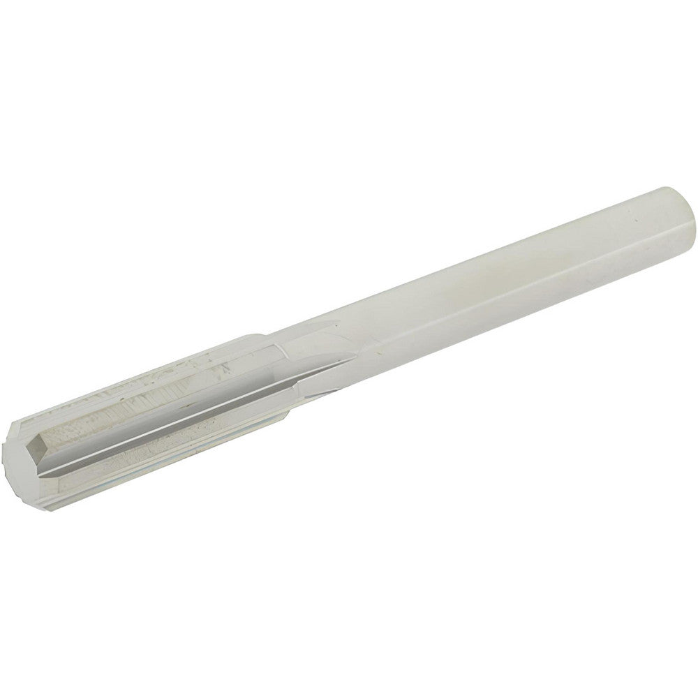 Hertel 83246843 Chucking Reamer 0.4385" Dia, 4" OAL, 1-3/8" Flute Length, Straight Flute, Straight-Cylindrical Shank, Solid Carbide
