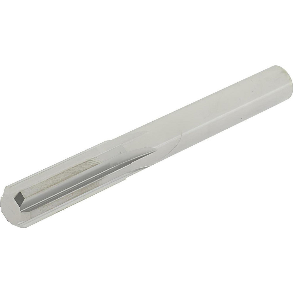 Hertel 83246967 Chucking Reamer Letter X, 3-1/2" OAL, 1-1/4" Flute Length, Straight Flute, Straight-Cylindrical Shank, Solid Carbide