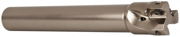 Seco 02694936 1-1/4" Cut Diam, 0.669" Max Depth, 1" Shank Diam, Cylindrical Shank, 7.68" OAL, Indexable Square-Shoulder End Mill