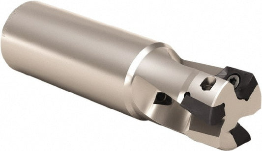 Seco 02699130 Indexable Square-Shoulder End Mill R217.69-01.00-3-18-2AN, 1" Cut Dia, 0.669" Max Depth of Cut, 1" Dia Weldon Flat Shank