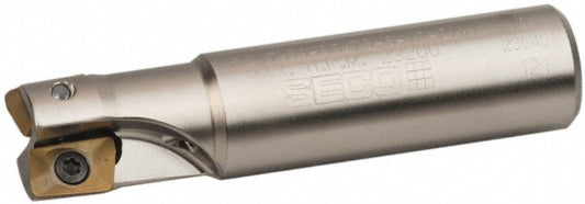 Seco 02688950 3/4" Cut Diam, 0.433" Max Depth, 3/4" Shank Diam, Weldon Shank, 3.38" OAL, Indexable Square-Shoulder End Mill