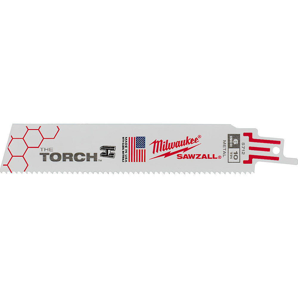 Milwaukee Tool 48-00-8712 Reciprocating Saw Blade 6" Long, Steel