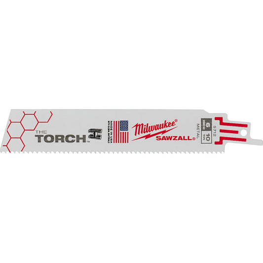 Milwaukee Tool 48-00-8712 Reciprocating Saw Blade 6" Long, Steel