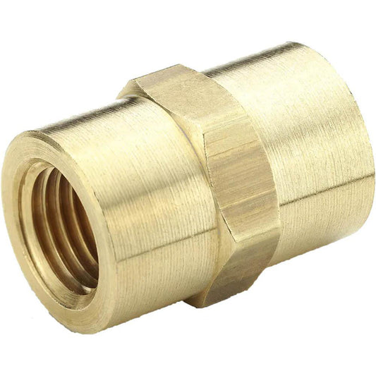Parker 207P-4 Industrial Pipe Coupling 1/4" Female Thread, FNPTF