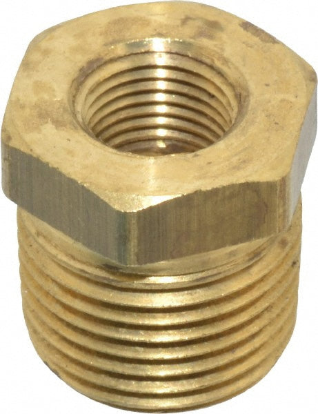 Parker 209P-6-2 Industrial Pipe Bushing 1/8" Female Thread, 3/8" Male Thread, MNPTF x FNPTF