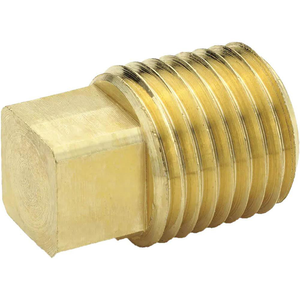 Parker 211P-6 Industrial Pipe Square Head Plug 3/8" Male Thread, MNPTF