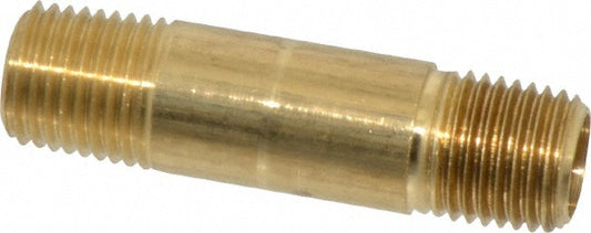 Parker 215PNL-4-20 Industrial Pipe Long Nipple 1/4" Male Thread, MNPTF