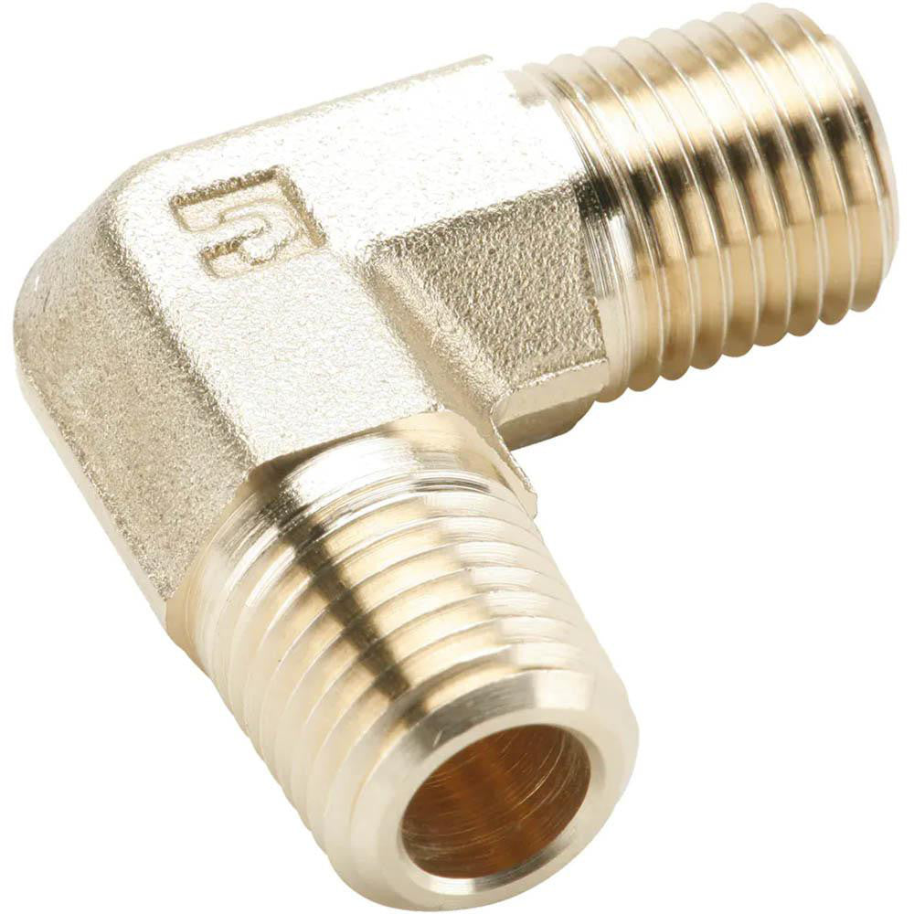 Parker 1204P-2 Industrial Pipe 90 &deg Male Elbow 1/8" Male Thread, MNPTF