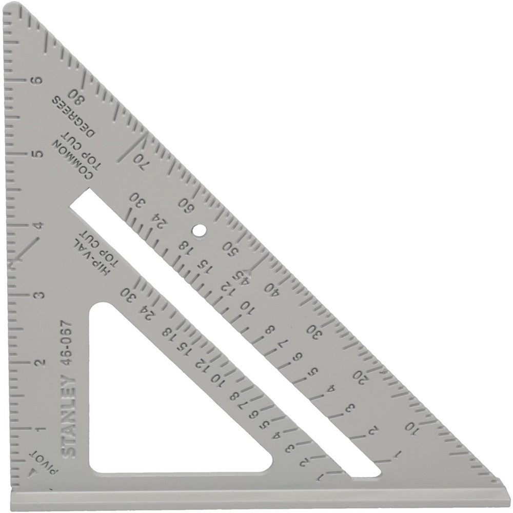 Stanley 46-067 6-3/4" Blade Length x 10-1/4" Base Length, Buffed Finish, Aluminum Layout Tool