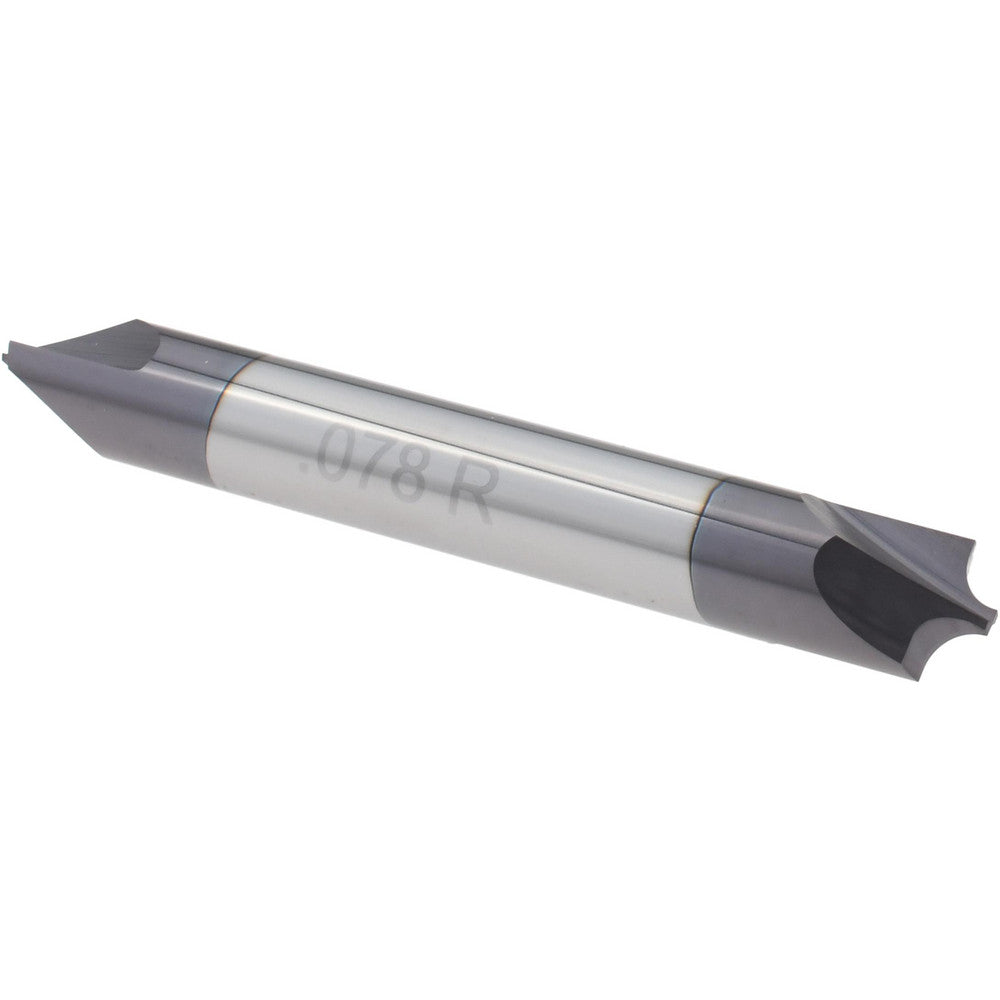 Harvey Tool 46078-C3 Corner Rounding End Mill 5/64" Radius, 1/4" Dia, 2 Flutes, Solid Carbide