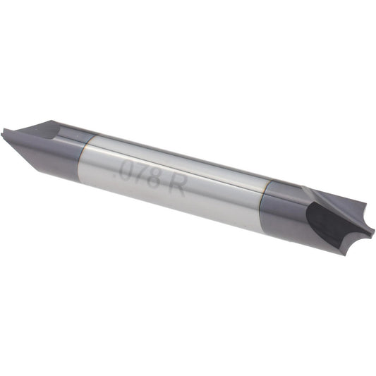 Harvey Tool 46078-C3 Corner Rounding End Mill 5/64" Radius, 1/4" Dia, 2 Flutes, Solid Carbide