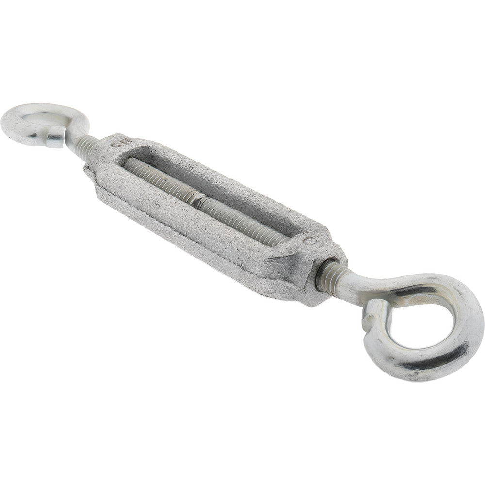 Chicago Hardware & Fixture 05140-8 96 Lb Load Limit, 5/16" Thread Dia, 2-9/16" Take Up, Malleable Iron Eye & Eye Turnbuckle