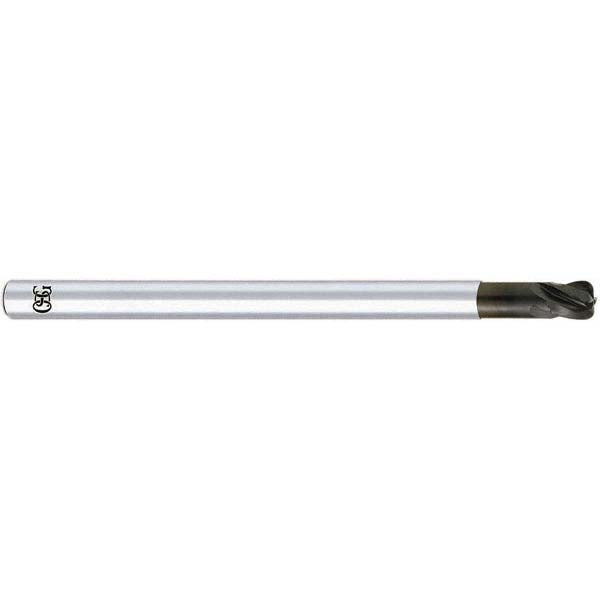 OSG 70720516 Corner Radius End Mill 1/4" Dia, 1/4" LOC, 0.0300" Radius, 4 Flute, Solid Carbide