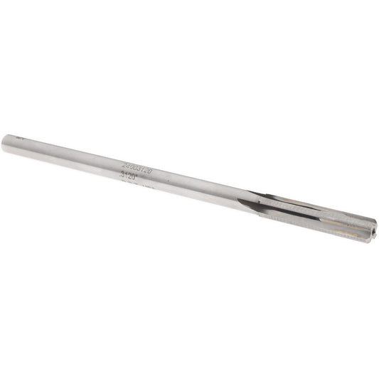 Rock River Tool Inc. 24003120 Chucking Reamer 0.3120" Dia, 6" OAL, 1-1/2" Flute Length, Straight Flute, Straight-Cylindrical Shank, Carbide-Tipped