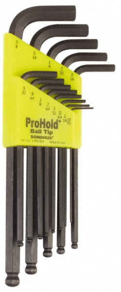 Bondhus 74937 13 Piece L-Key Ball End Hex Key Set
