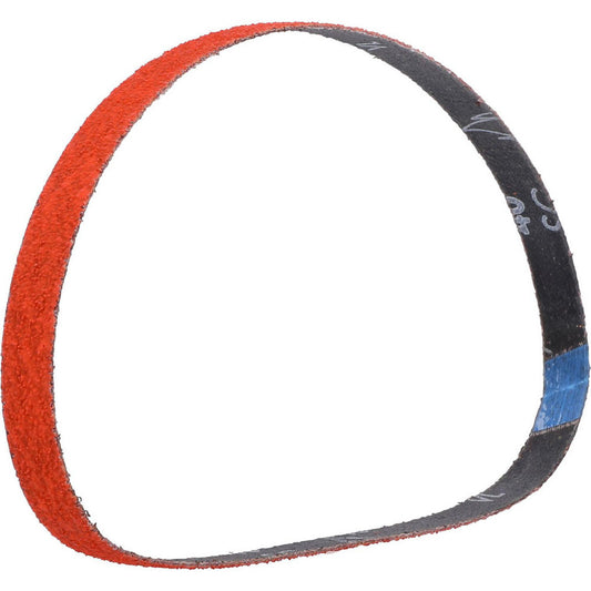 Norton 69957398024 Abrasive Belt  1/2" Wide, 24" OAL, 40 Grit, Ceramic Alumina
