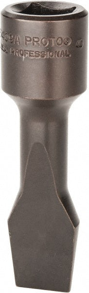 Proto J5409A 1/2" Drive, 5/8" Wide x 0.11" Thick Blade, Standard Slotted Screwdriver Socket