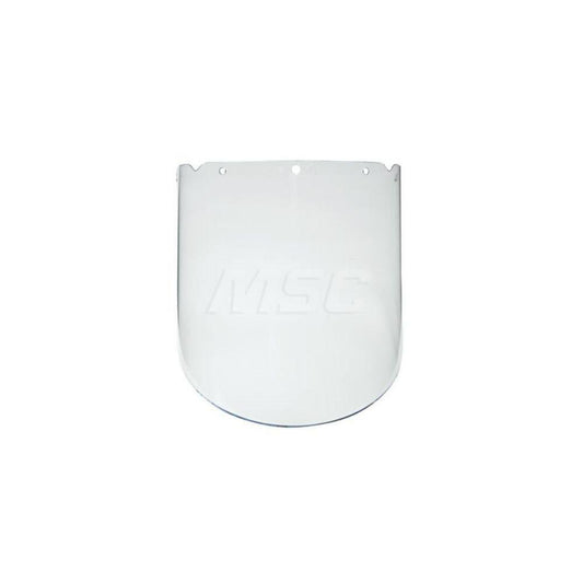 MSA 10115851 Face Shield Windows & Screens Visor, Clear, 9.25" High, 0.098" Thick