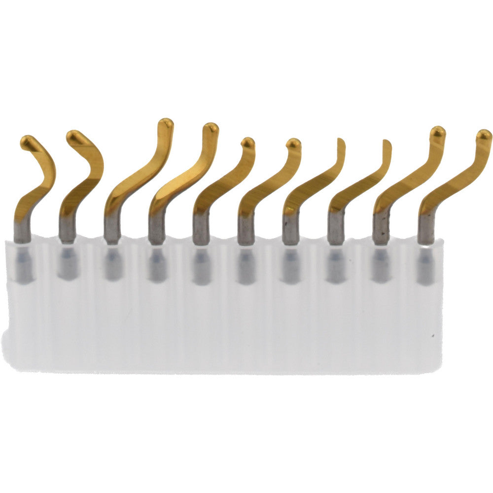 Shaviv 155-00252 Hand Deburring Tool Set 10 Pc, High Speed Steel