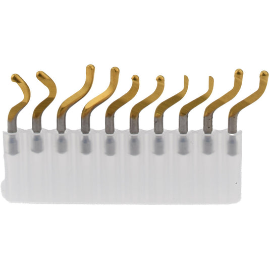 Shaviv 155-00252 Hand Deburring Tool Set 10 Pc, High Speed Steel