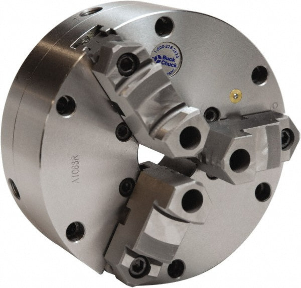 Buck Chuck Company AT083RC Self-Centering Manual Lathe Chuck 3-Jaw,  8" Dia