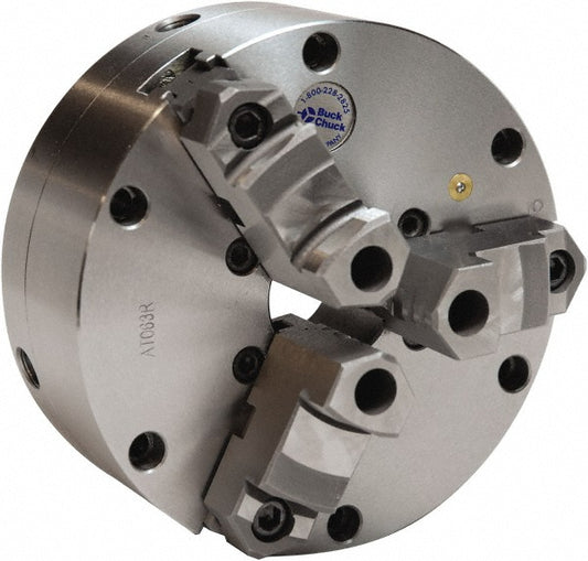 Buck Chuck Company AT063RC Self-Centering Manual Lathe Chuck 3-Jaw,  6" Dia