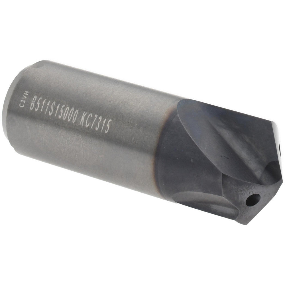 Kennametal 2963663 Spotting Drill 15 mm Dia, 118 &deg Point, 44.5 mm OAL, Solid Carbide