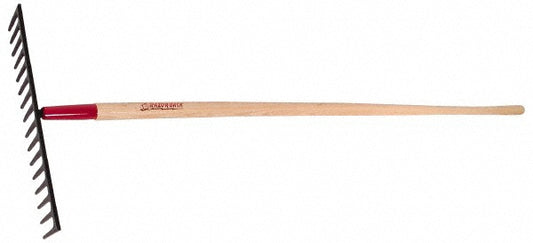 Razor-Back 63122 Asphalt Rake with 66" Straight Wood Handle
