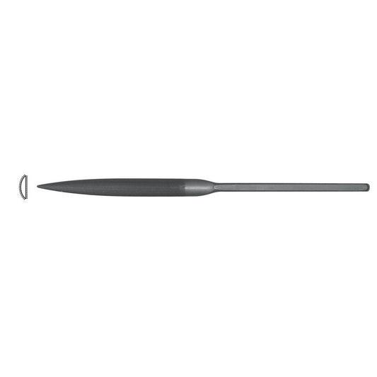 Grobet 33.823 Swiss-Pattern File 8-1/2" OAL, Cut 1, Half Round