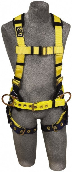 DBI-SALA 7100232003 420 Lb Capacity, Size L, Full Body Construction Safety Harness