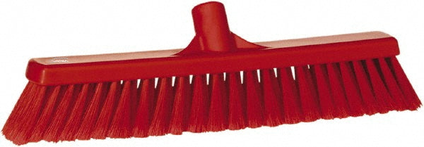 Vikan 31784 Broom, 16.1" Soft/split, Red