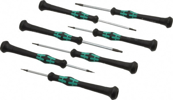 Wera 05345273001 7 Piece, 0.7 to 3mm Hex Driver Set