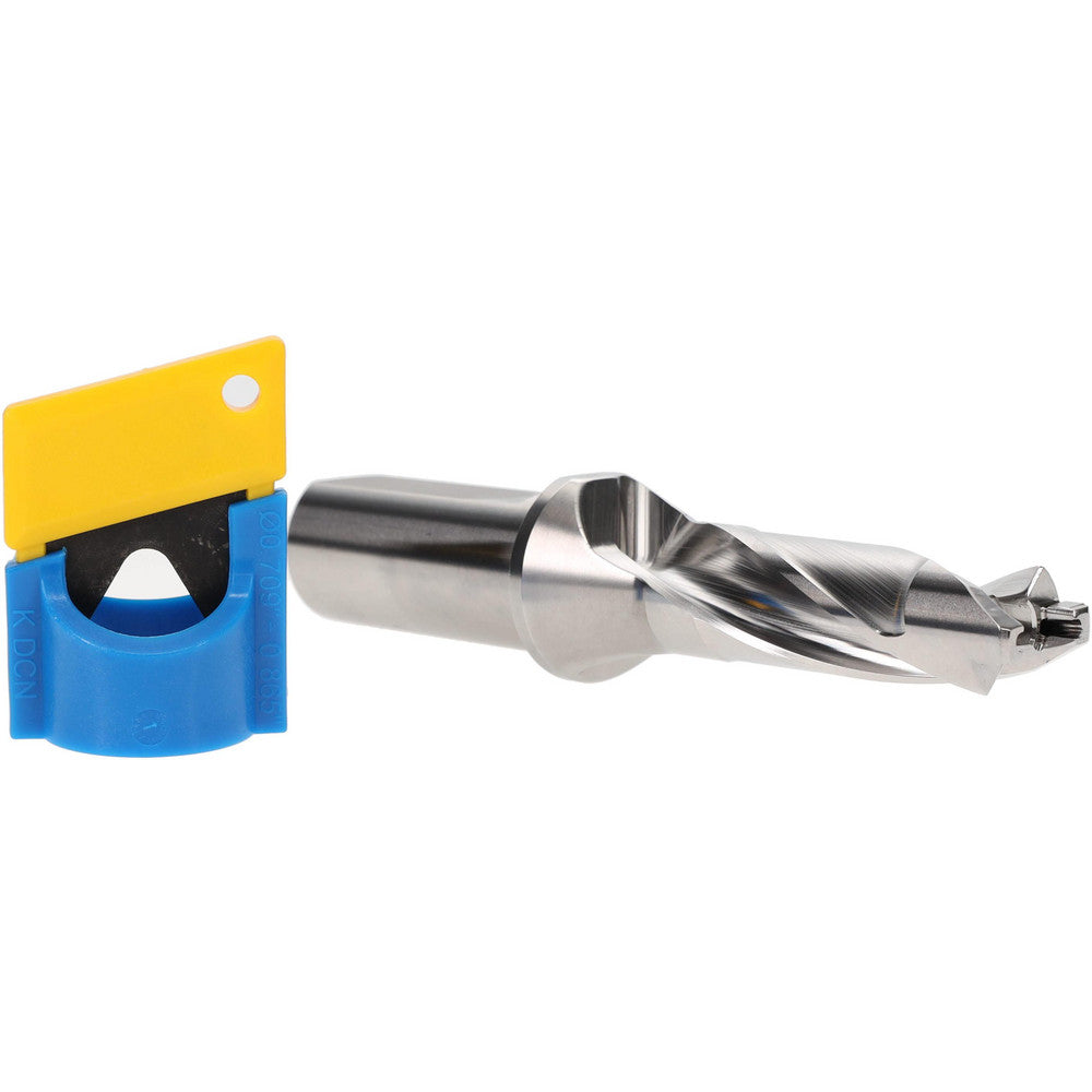 Iscar 3260099 Replaceable-Tip Drill 0.787 to 0.823" Dia, 2.36" Max Depth, 1" Weldon Flat Shank