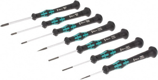 Wera 05345271001 Screwdriver Set 7 Pc, Phillips & Slotted