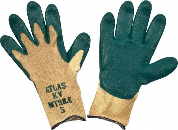 SHOWA KV350S-07 Cut-Resistant Gloves Size S, ANSI Cut 3, Nitrile, Kevlar