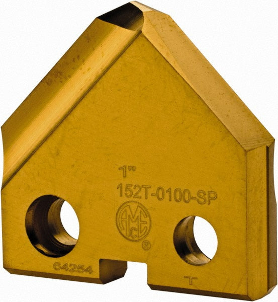 Allied Machine and Engineering 152T-0100-SP Spade Drill Insert 1" Dia, Seat Size 2, Cobalt, 90 deg Point