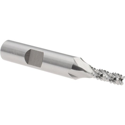 Hertel 84213594 Roughing End Mill 3/16" Dia, 4 Flute, Single End, Cobalt