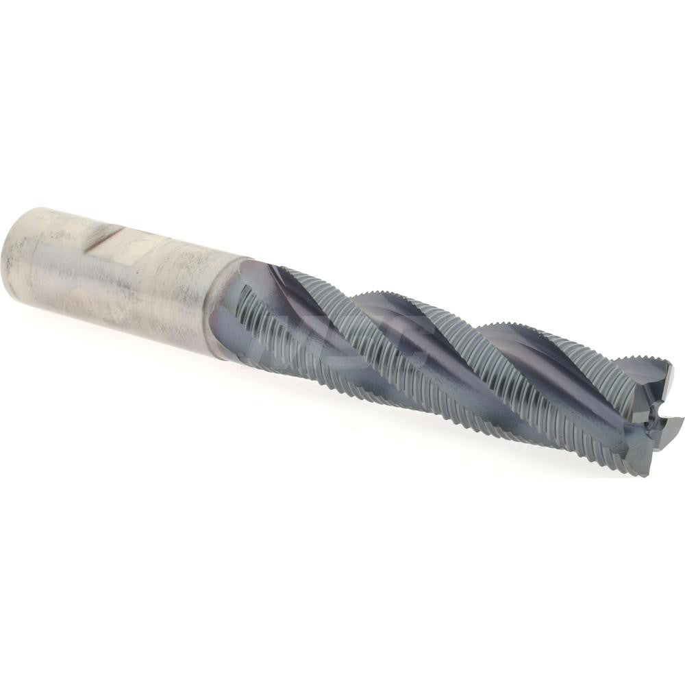 Hertel 84214030 Roughing End Mill 3/4" Dia, 4 Flute, Single End, Cobalt