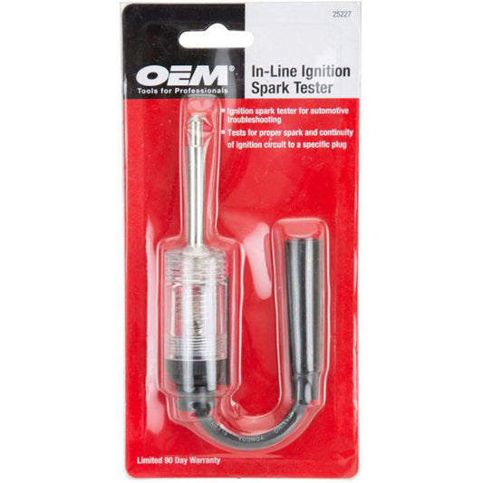 OEM Tools 25227 Automotive Hand Tools & Sets Tool Type Inline Ignition Spark Tester  Color Clear  Material Plastic  For Use With Automotive Troubleshooting