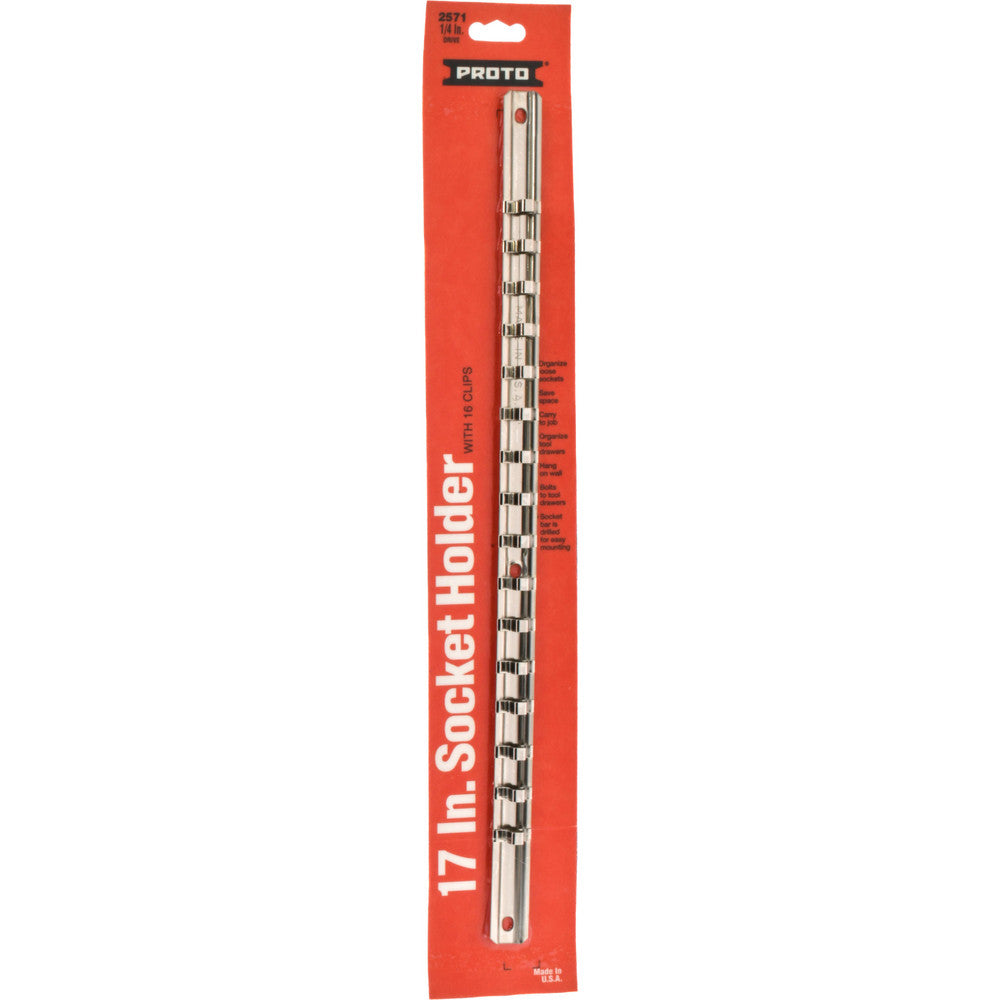 Proto J2571 16 Piece Capacity Socket Clip Rail