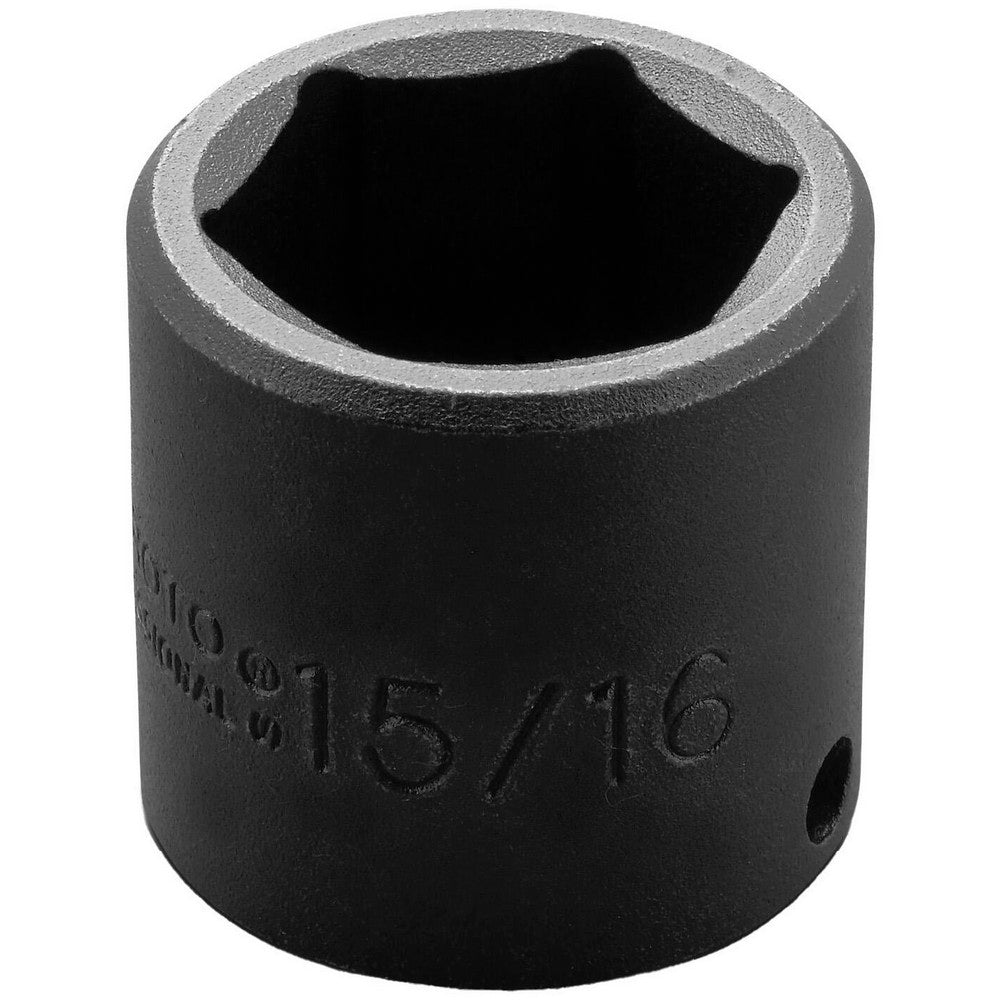 Proto J7230H Impact Socket 3/8" Drive, 15/16" Socket, Hex Drive