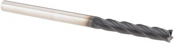Kyocera SGS Precision Tools 31881 Square End Mill 3/16" Dia, 1-1/8" LOC, 4 Flute, Solid Carbide