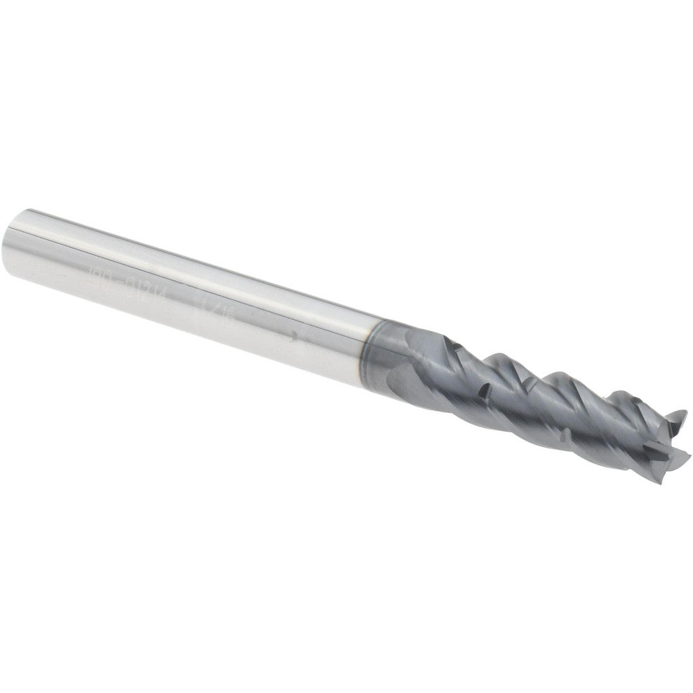 ProMax 190-01214 Roughing & Finishing End Mill 3/16" Dia, 4 Flutes, Square End, Chipbreaker, Solid Carbide