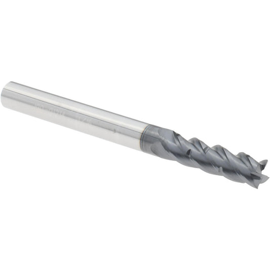 ProMax 190-01214 Roughing & Finishing End Mill 3/16" Dia, 4 Flutes, Square End, Chipbreaker, Solid Carbide